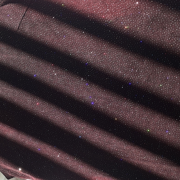 Timing Collection Dark Burgandy red w/ silver & rainbow sparkles - #742 - Picture 10 of 11